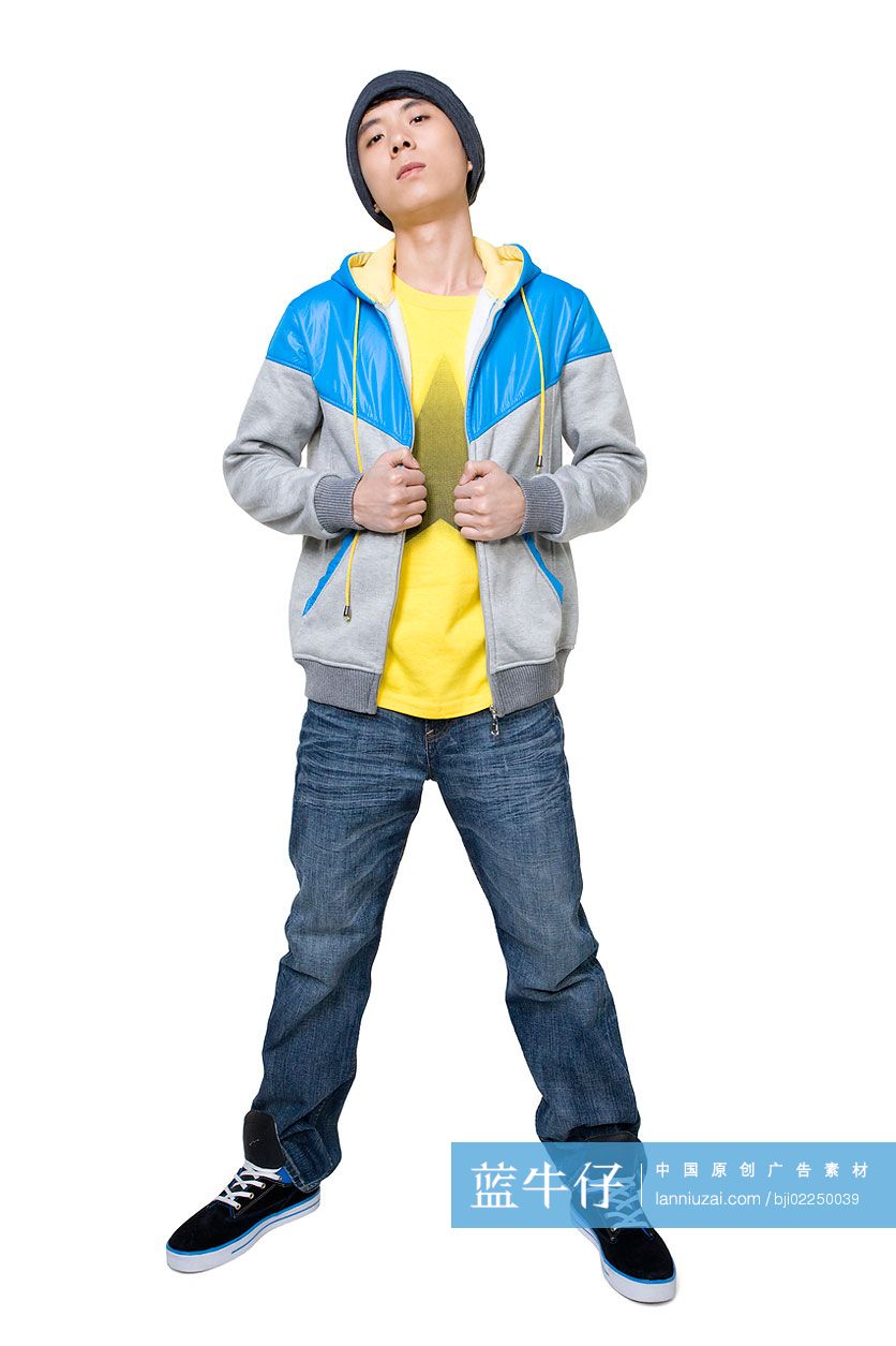 时尚Hip-hop青年男子