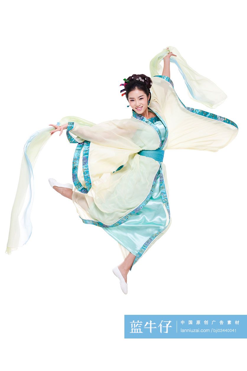 古装女子跳古典舞