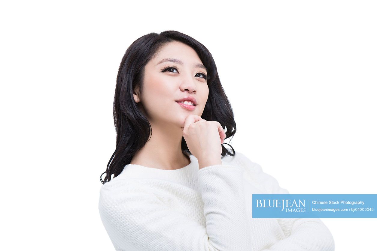 Portrait Of Cute Young Chinese Woman High res Stock Photo For Download