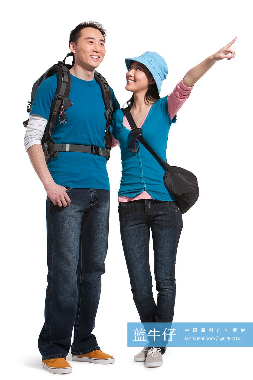 青年夫妇旅游肖像