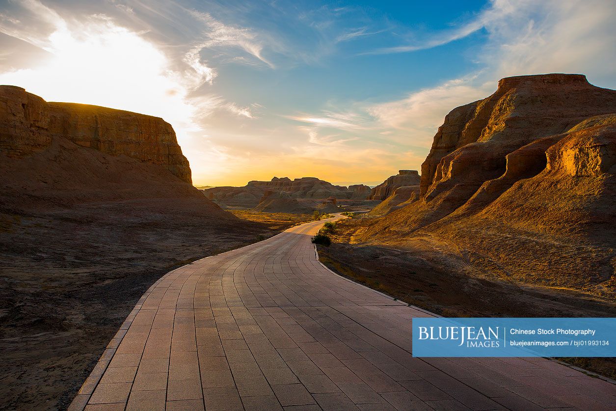 Road in desert