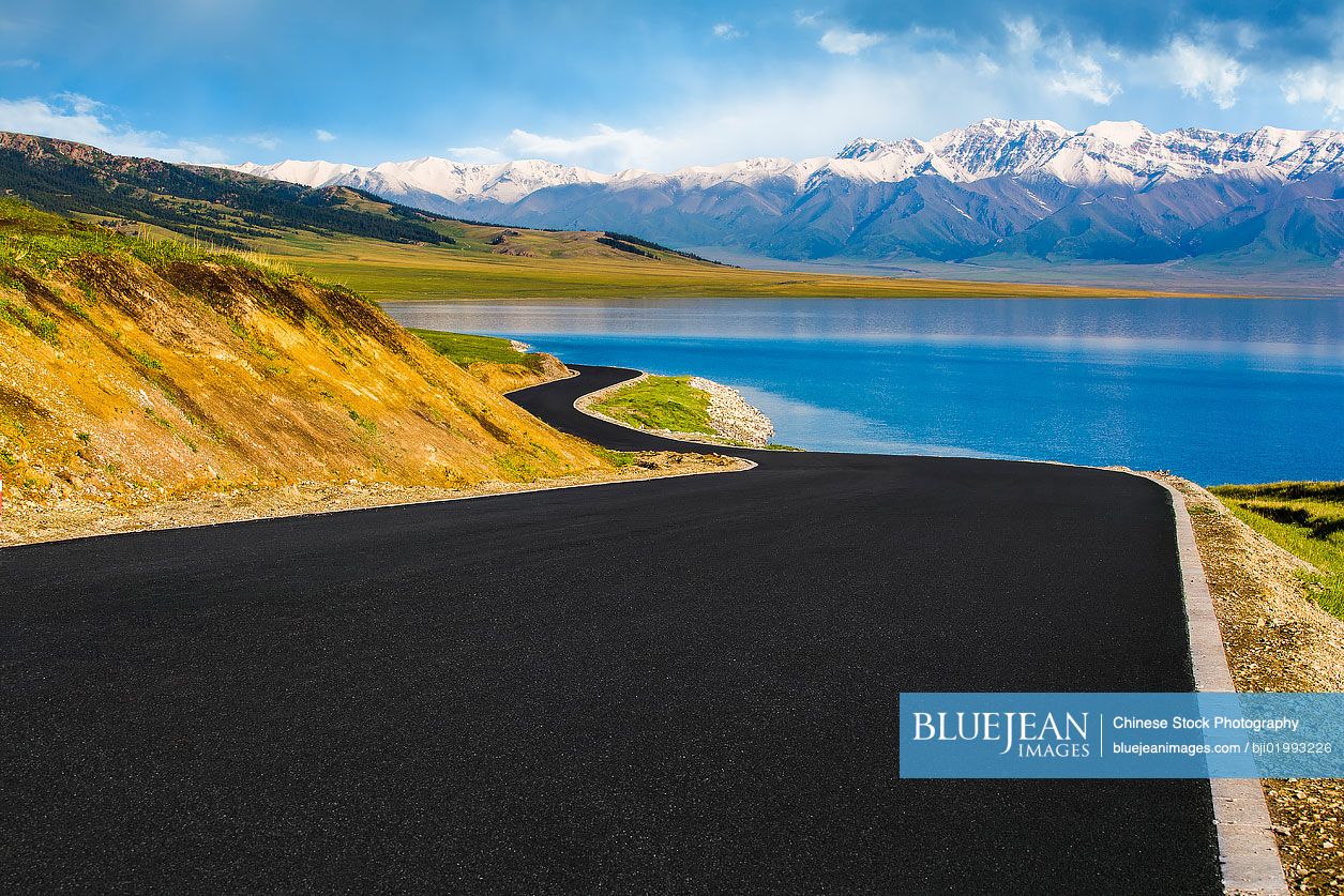 Highway in Xinjiang Province