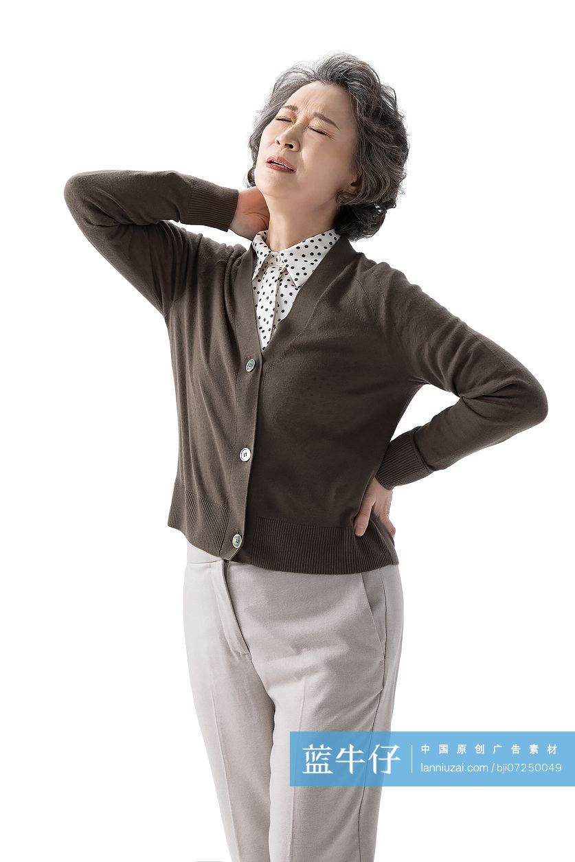 老年女子腰酸背痛