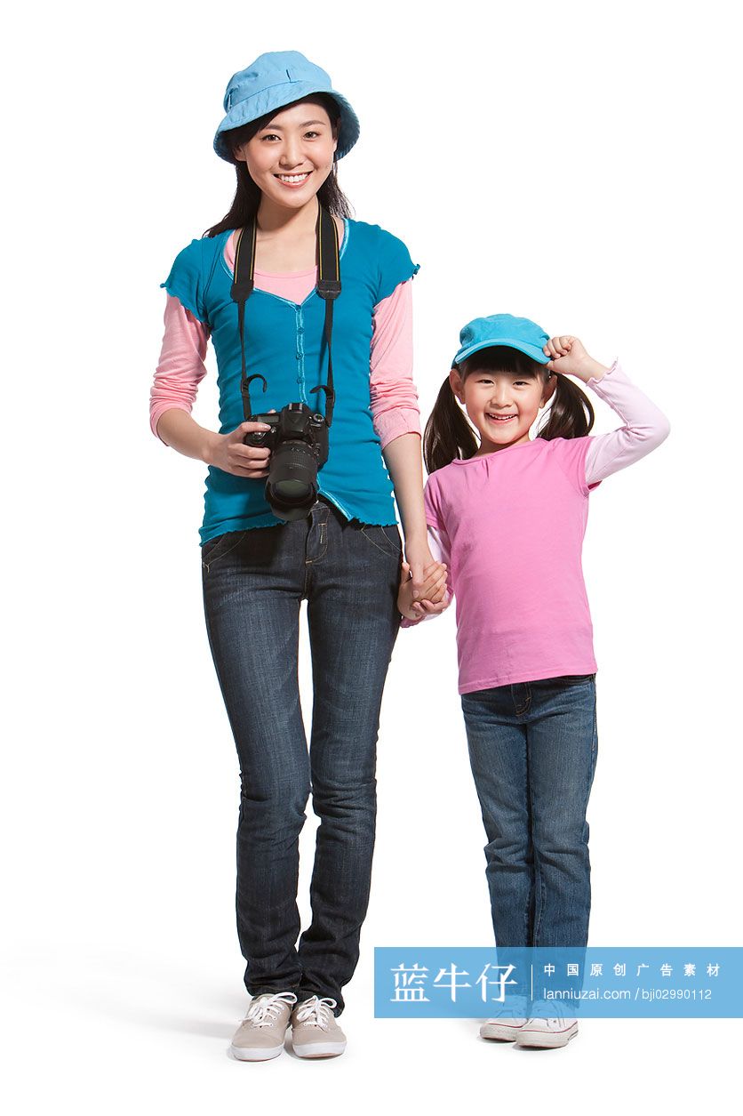 母女旅游肖像