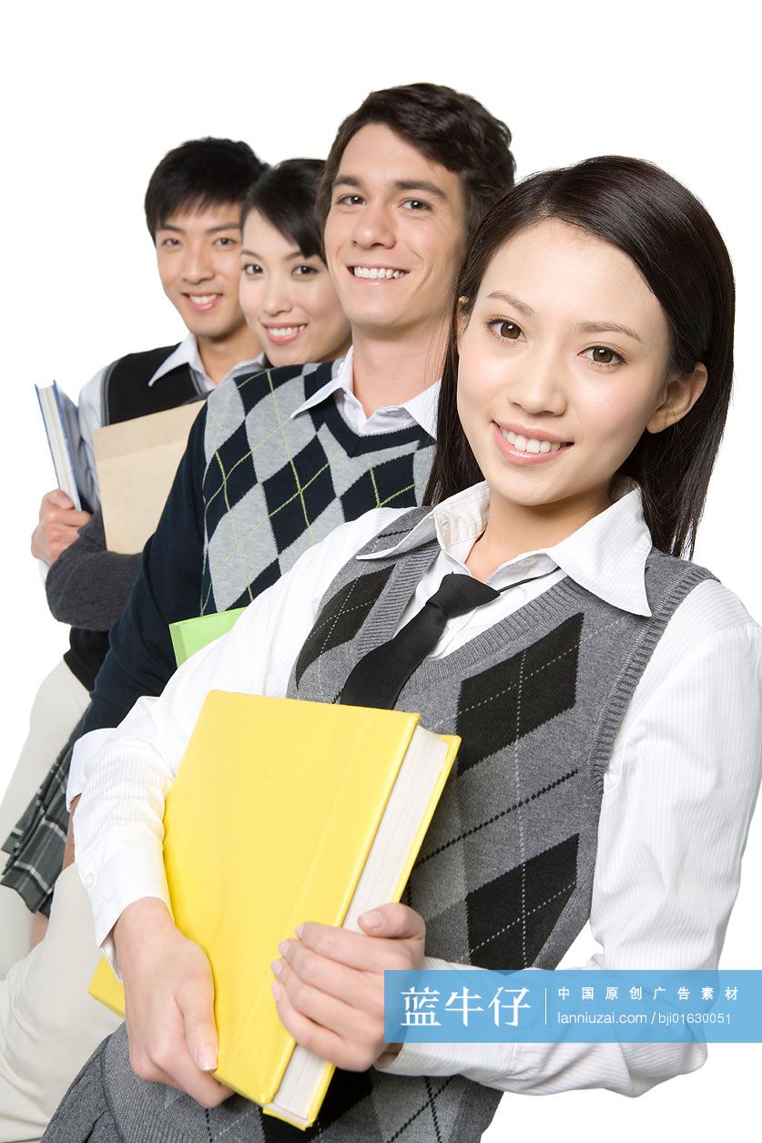 一群大学生肖像