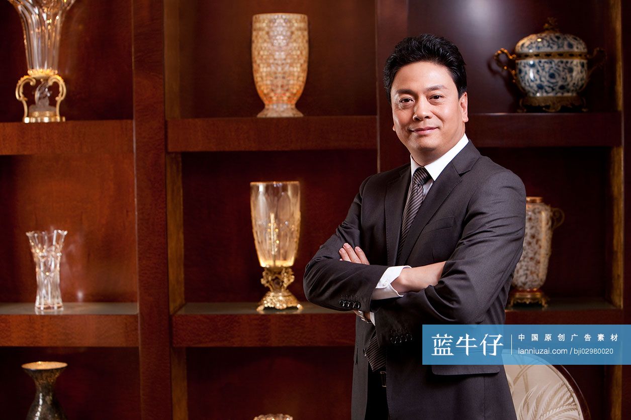 成功商务男士肖像