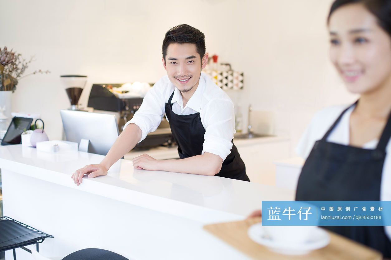 咖啡店店长肖像