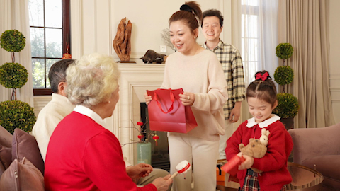 其乐融融迎新年