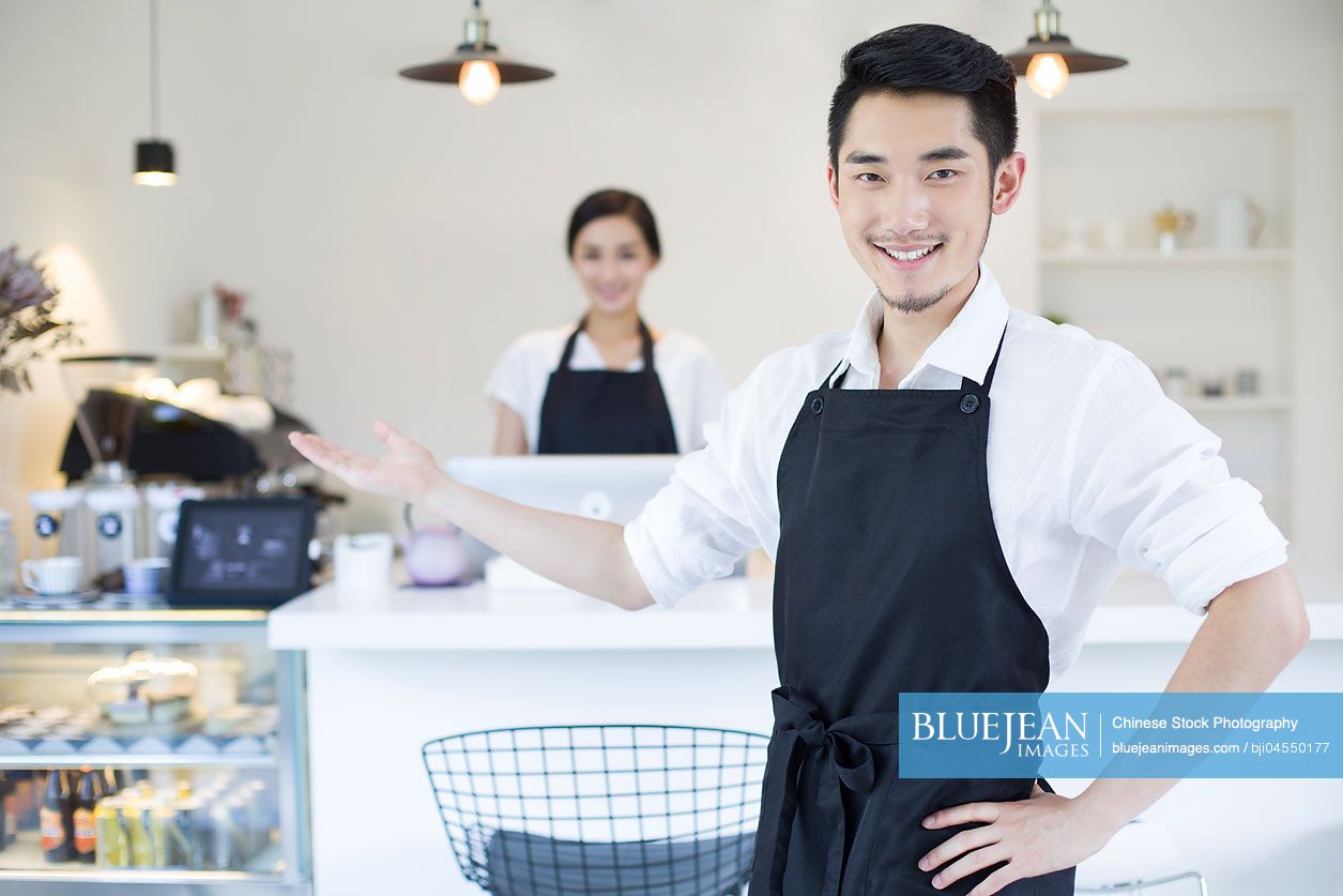 Chinese coffee shop owner