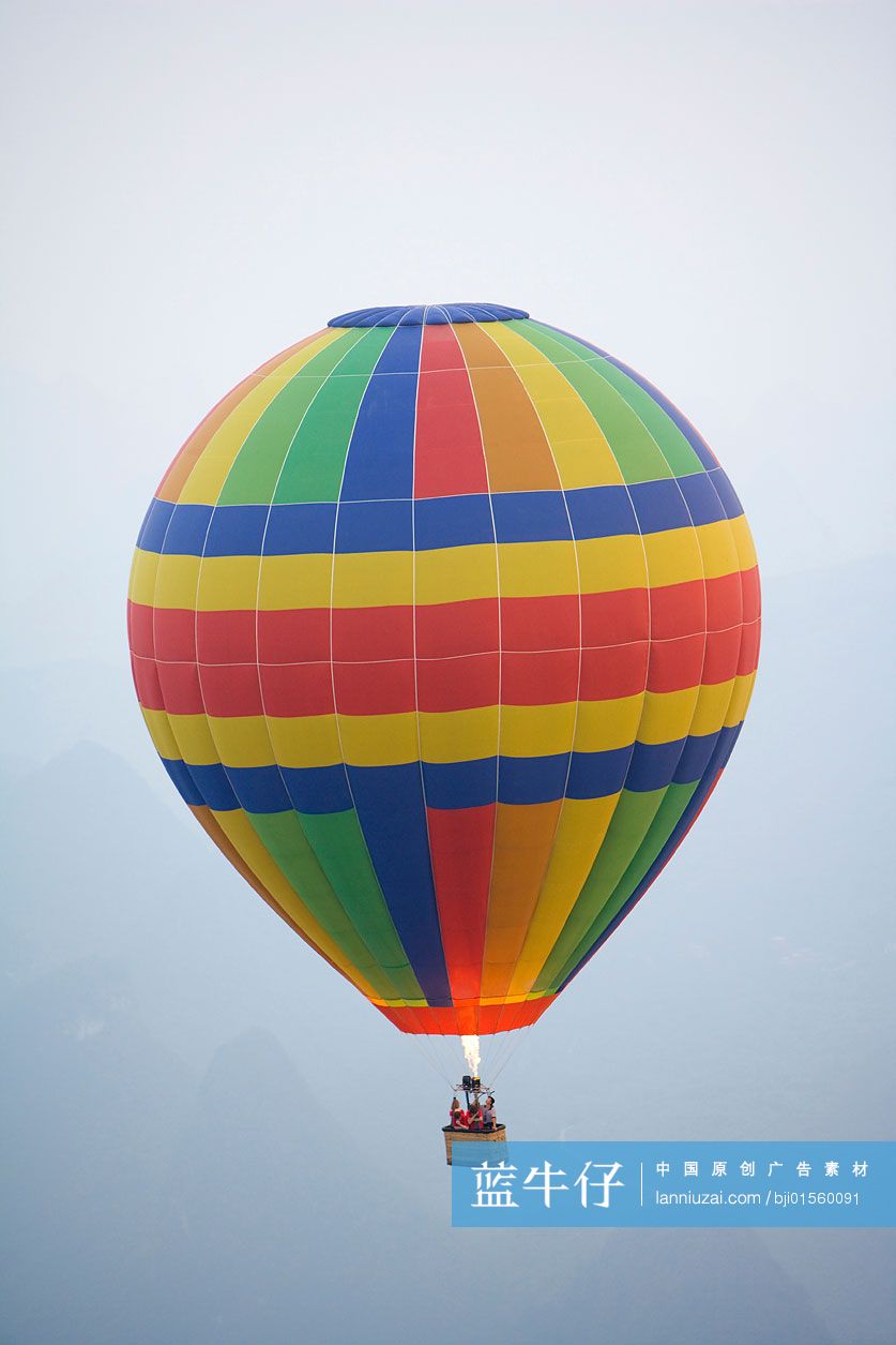 桂林上空的热气球