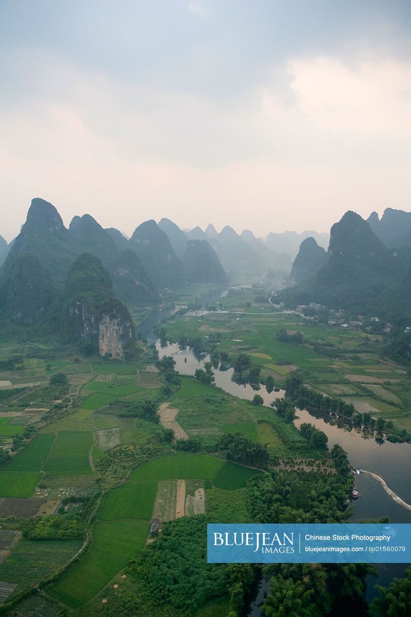 A view of the Guilin Hills
