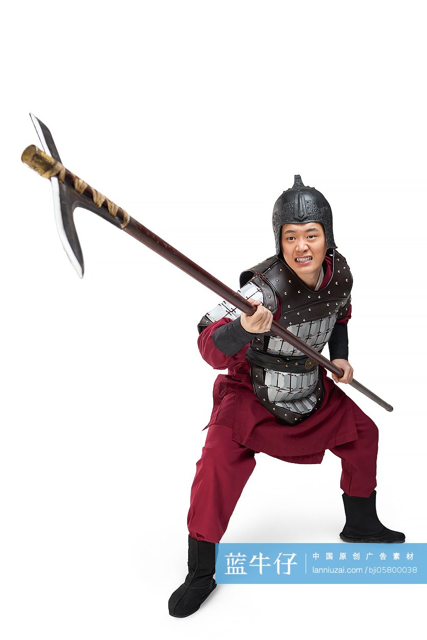 幽默影棚照:铠甲古代士兵