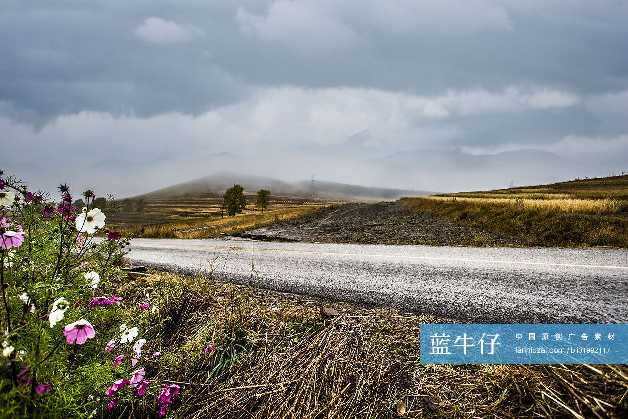 河北草原天路风光