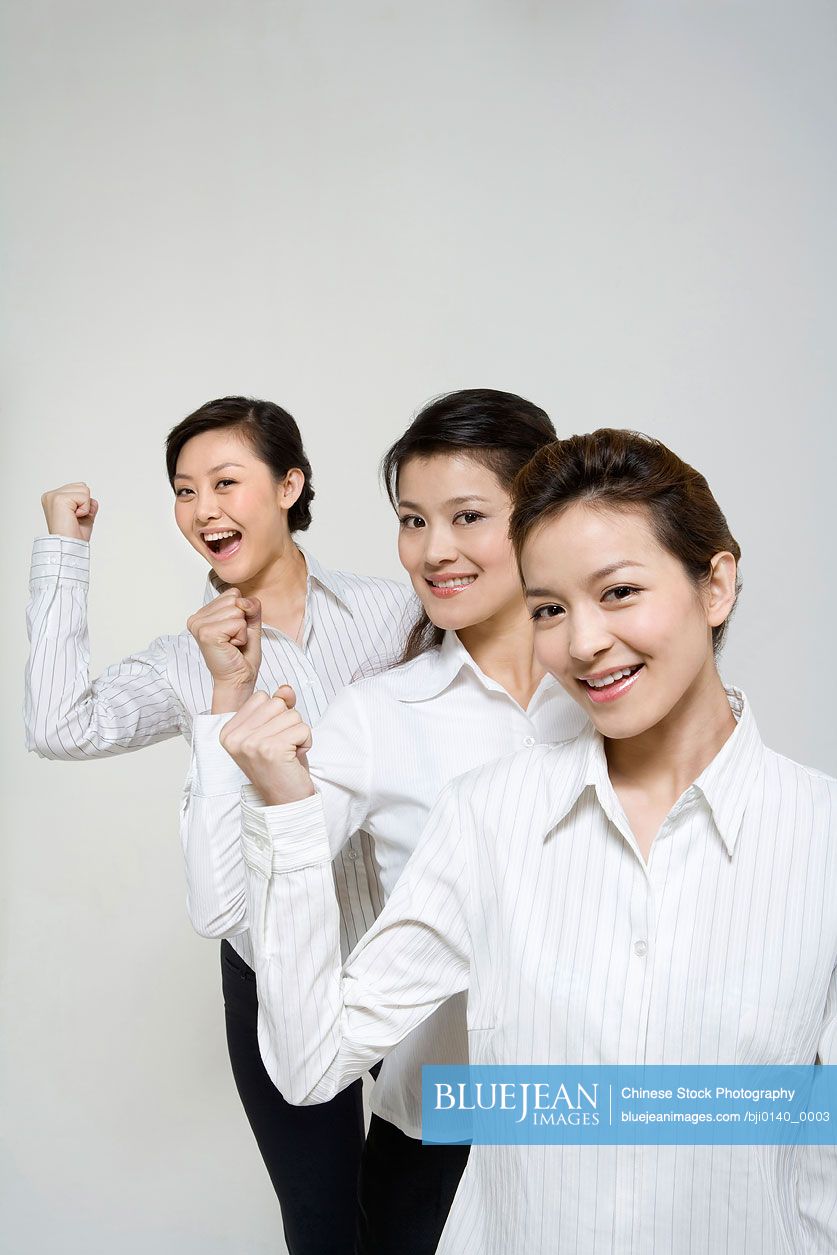 Three professional Chinese women