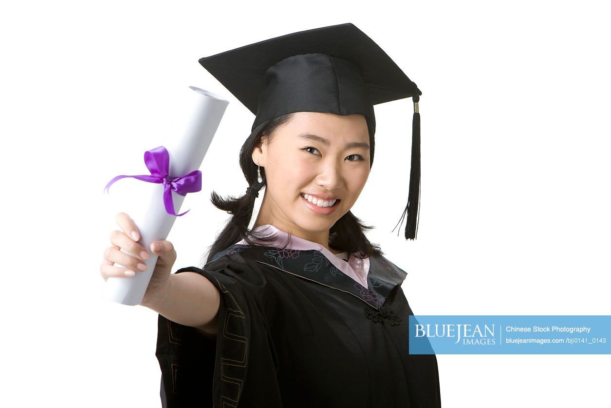 Excited Chinese Graduate