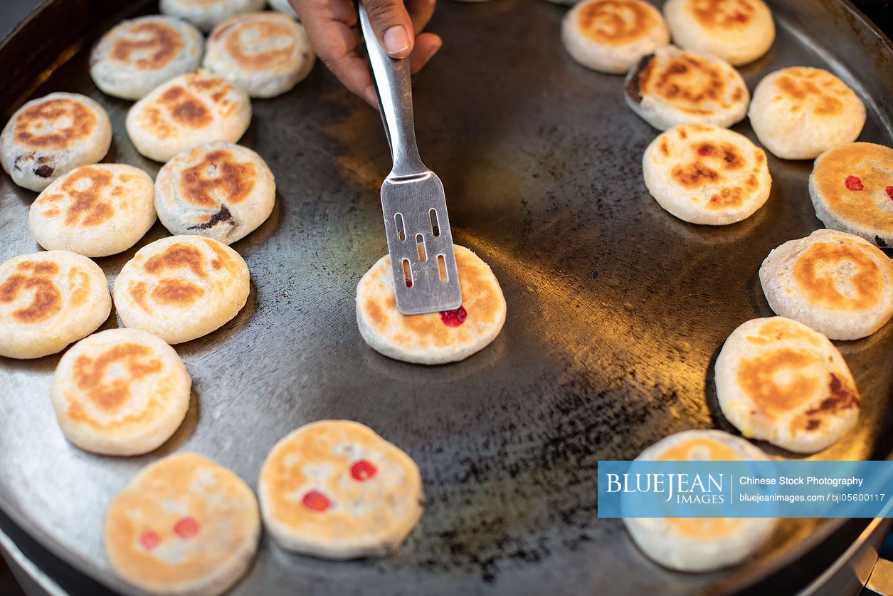 Close-up of Thai street food