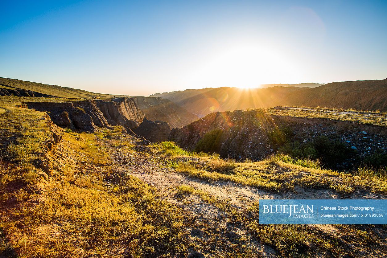 Sunrise in the mountains