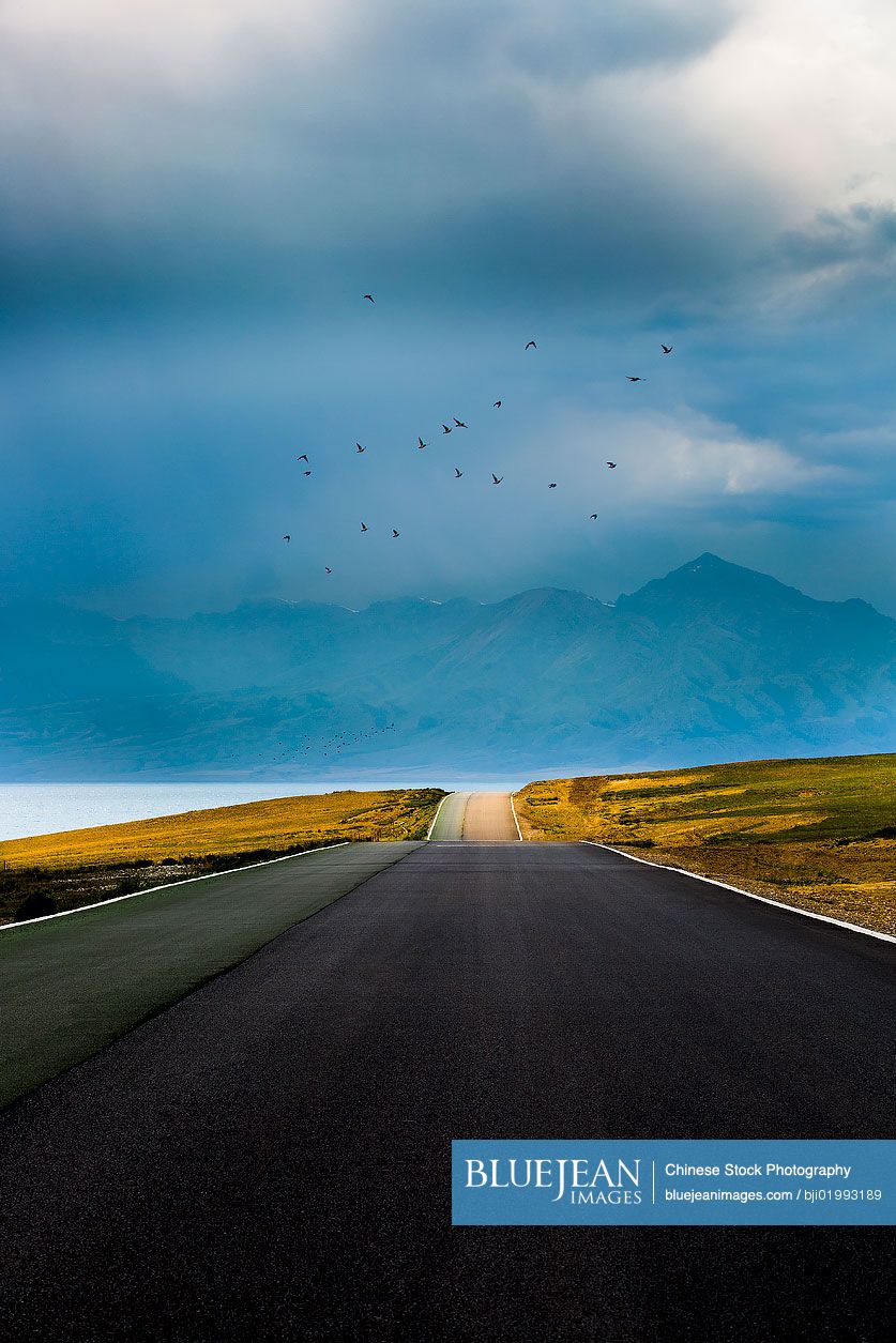 Highway in Xinjiang Province