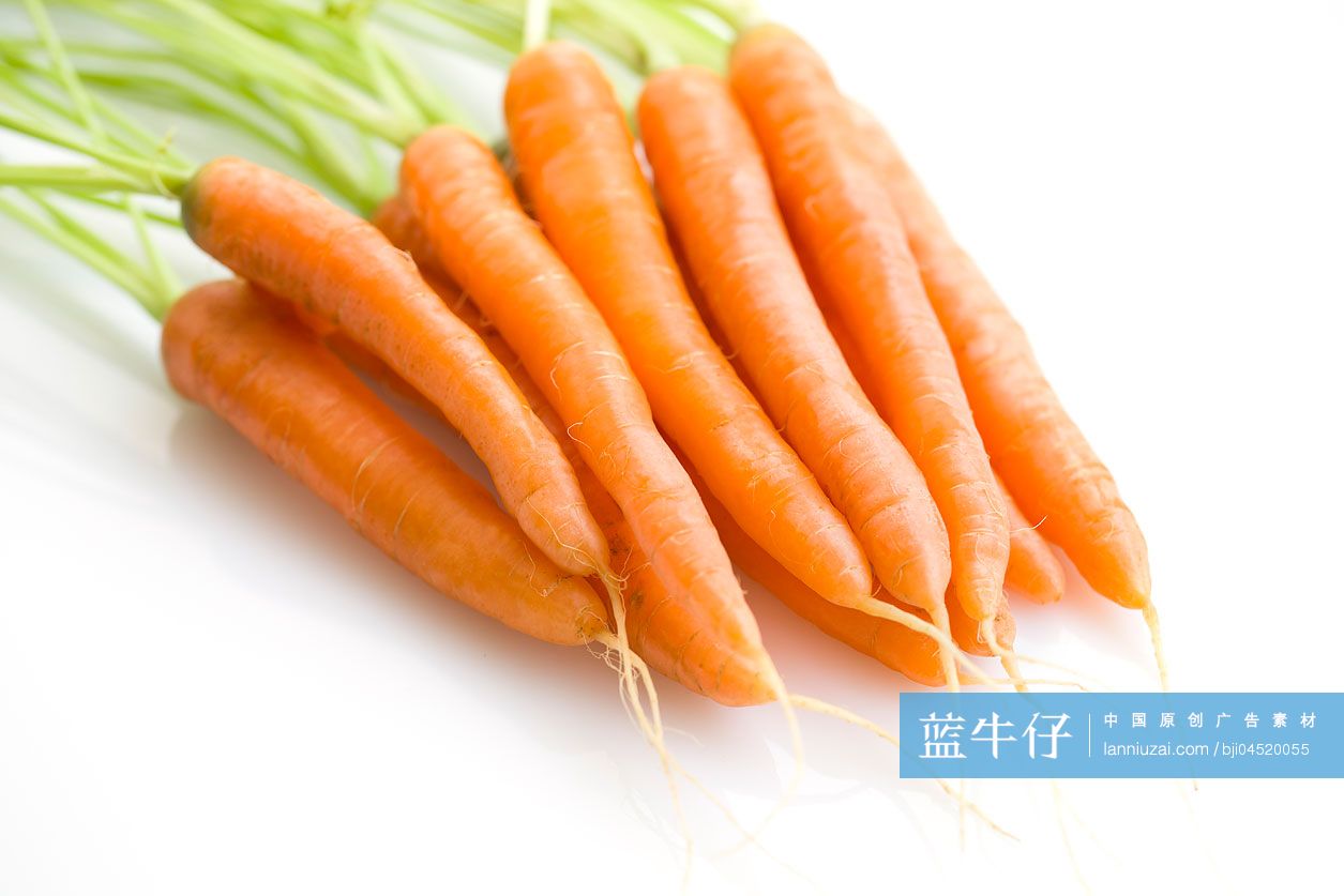 新鲜的胡萝卜