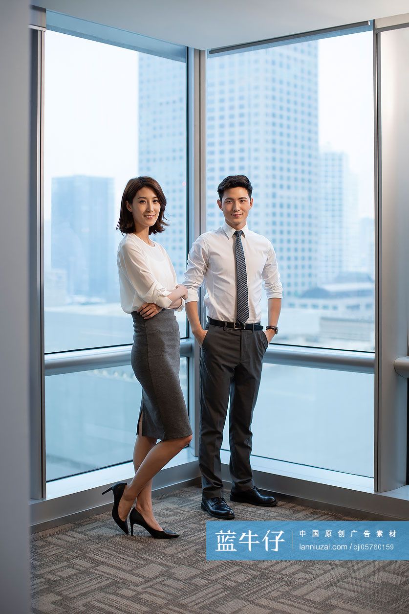 自信的商务人士