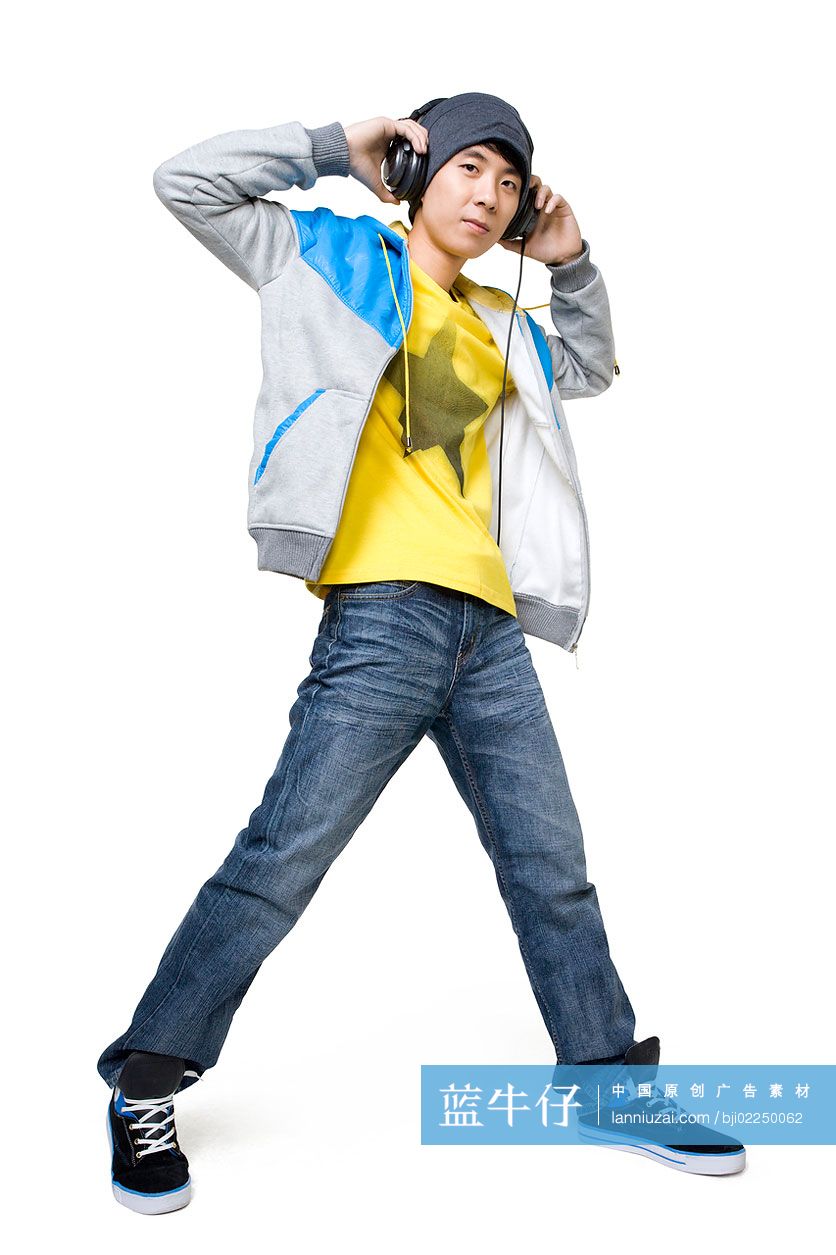 时尚Hip-hop青年男子