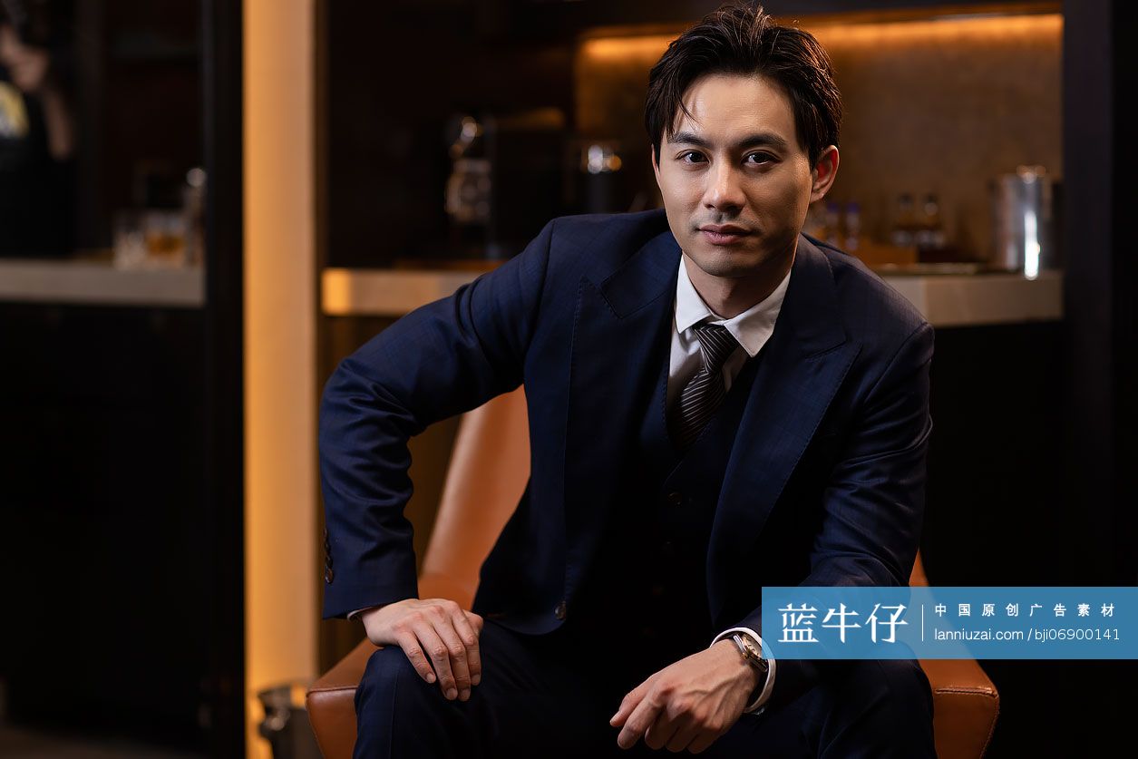 优雅的成功商务男士