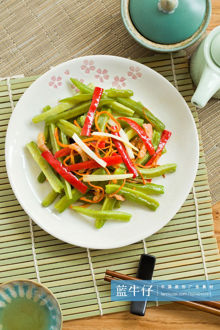 金草虾炒凉瓜柳