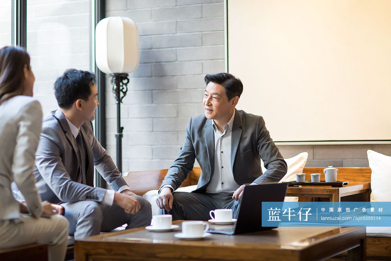 商务人士开会-蓝牛仔影像-中国原创广告影像素材
