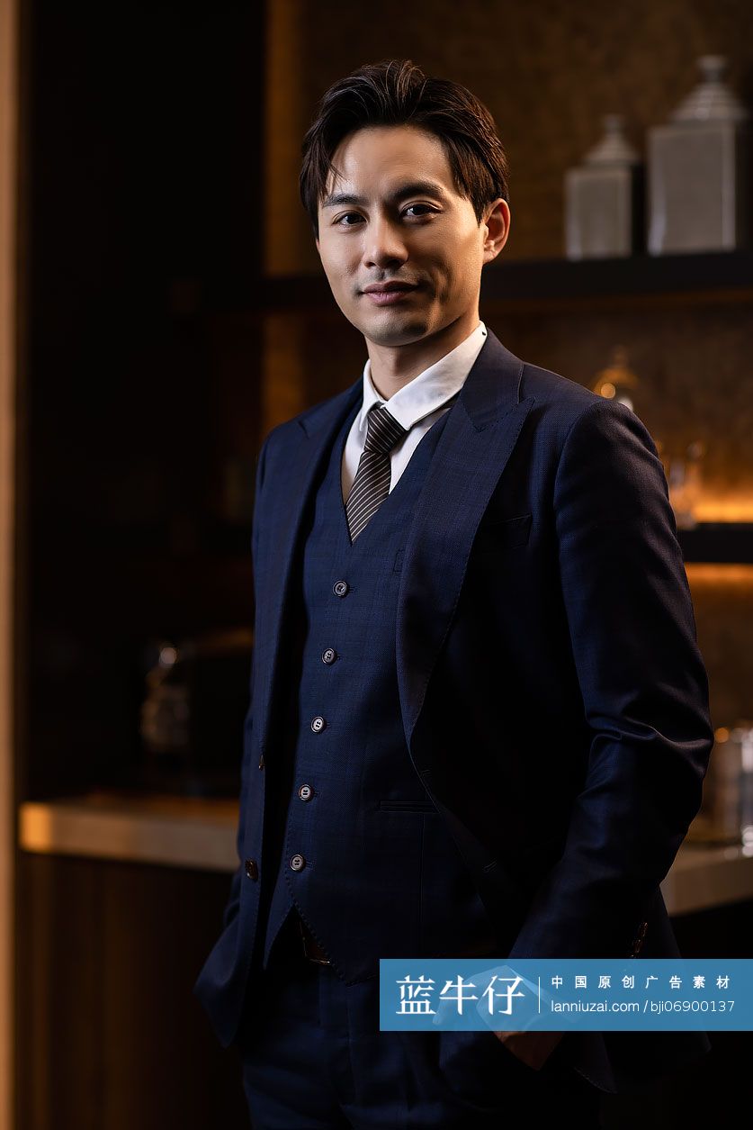 优雅的成功商务男士