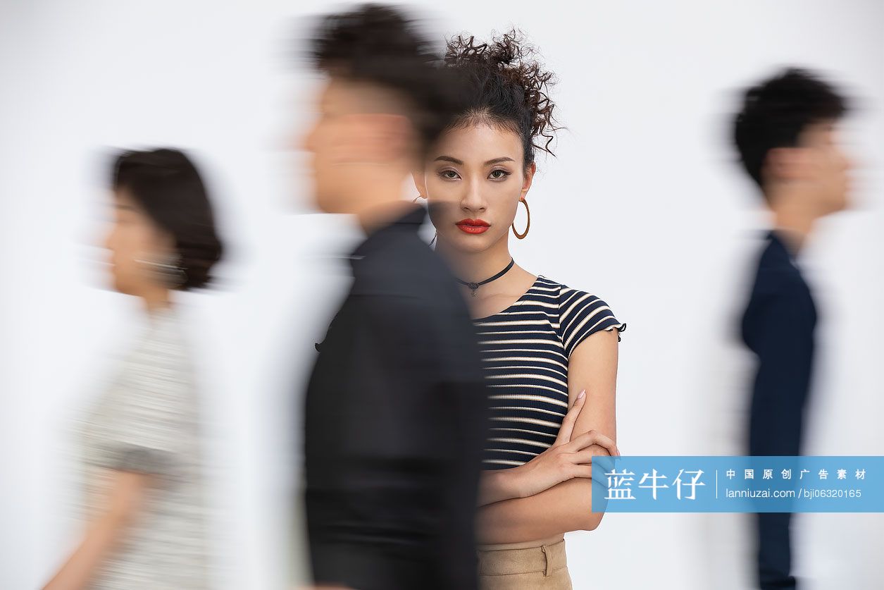 时尚的年轻人