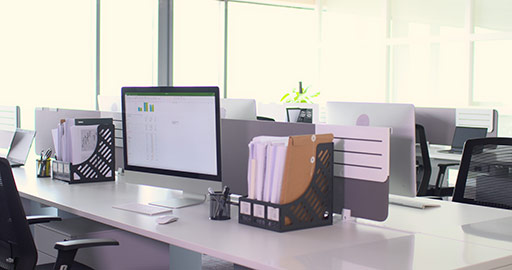 Empty office,4K