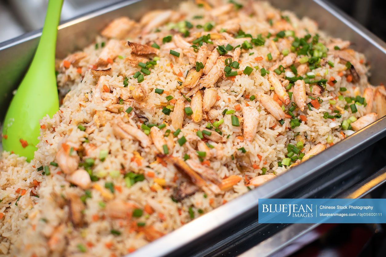Close-up of Thai fried rice