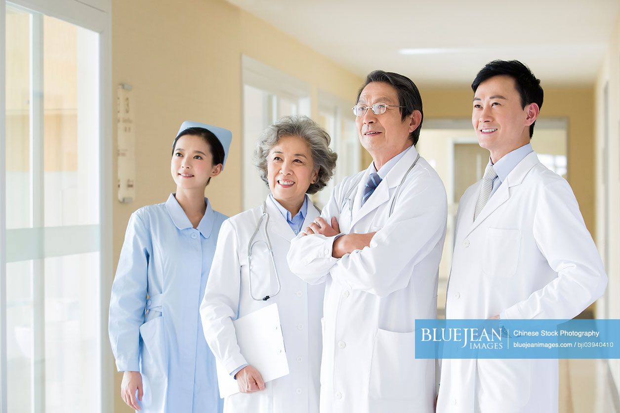 Portrait of Chinese medical team