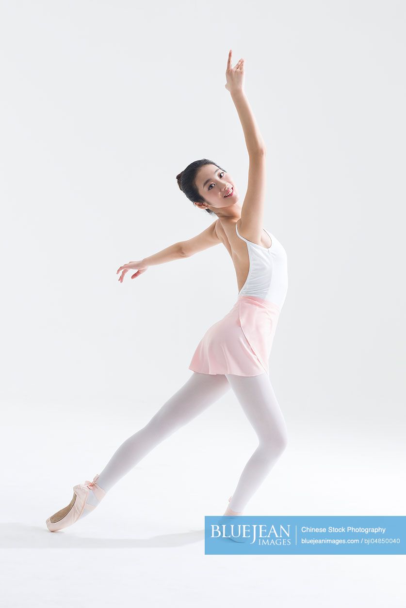Chinese ballerina dancing