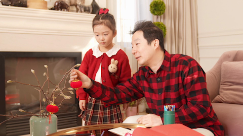 其乐融融迎新年