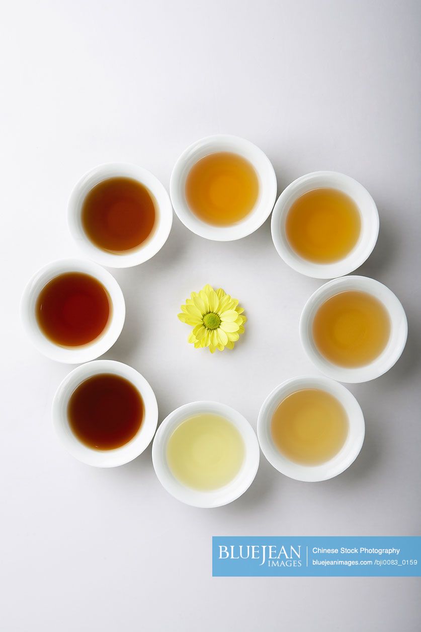 Still Life Of Tea Cups