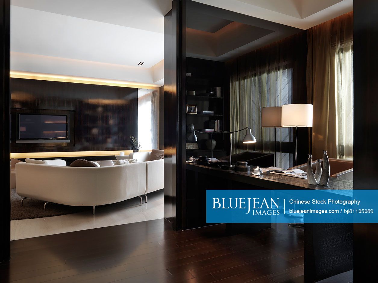 Interior of a luxury living room