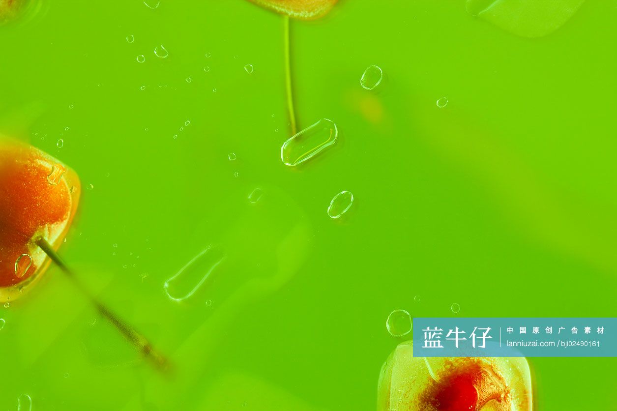 冰冻的樱桃