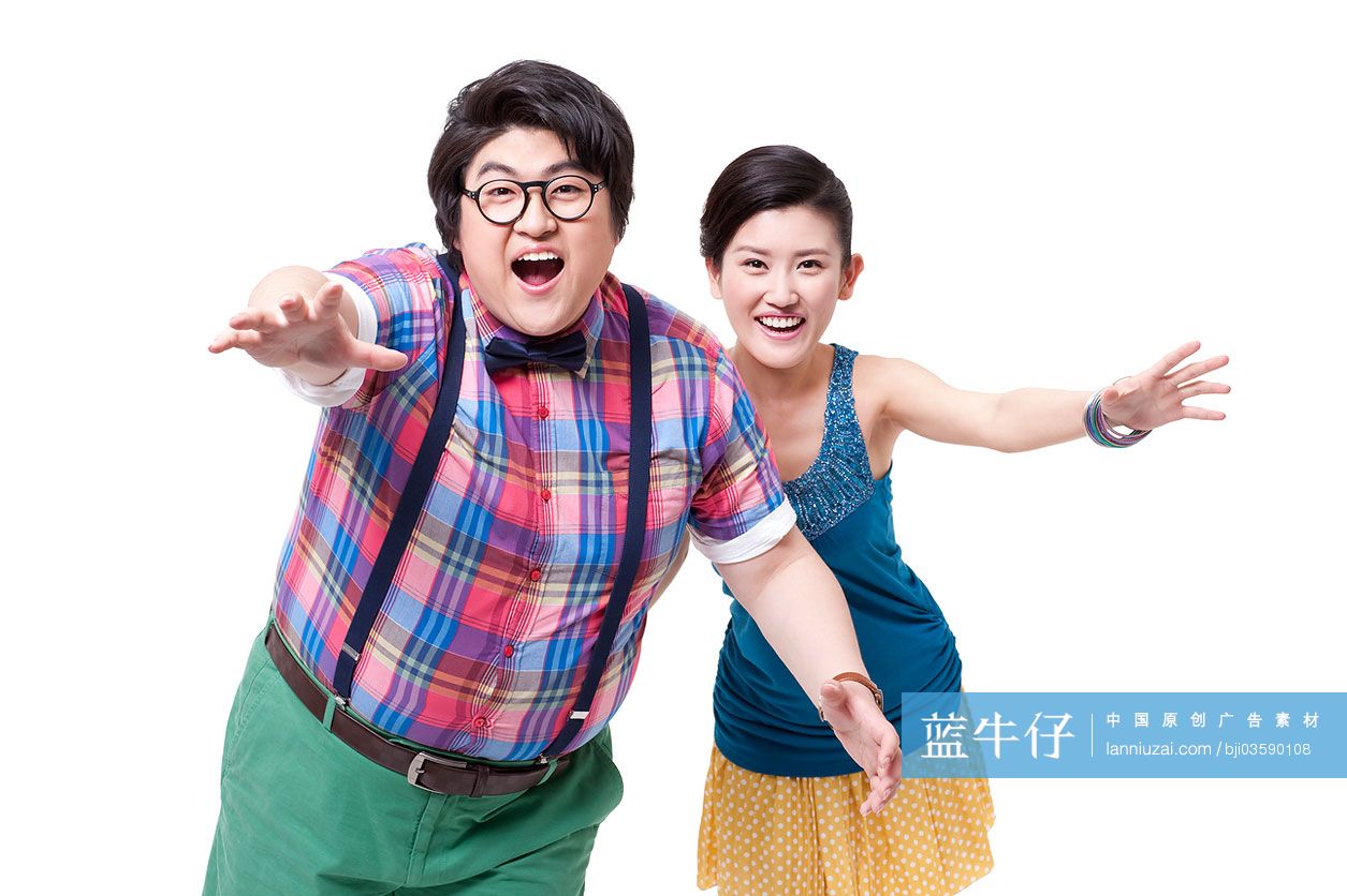 搞笑的胖子和女友