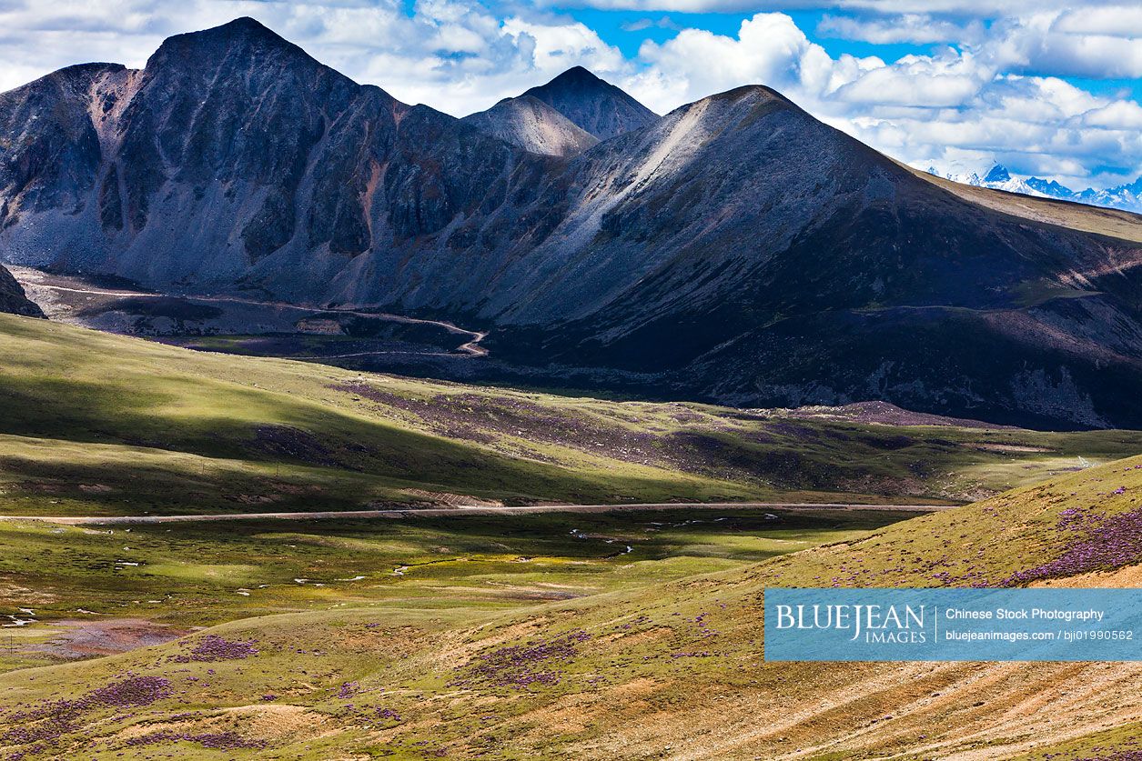Mountains in Tibet, China