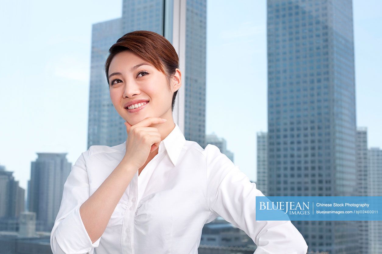 Portrait of a Chinese businesswoman