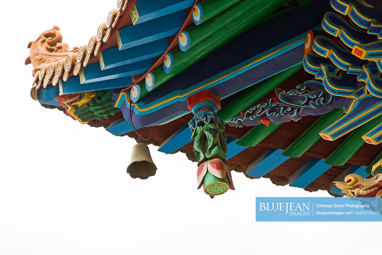 Luoshi Temple in Gansu province, China