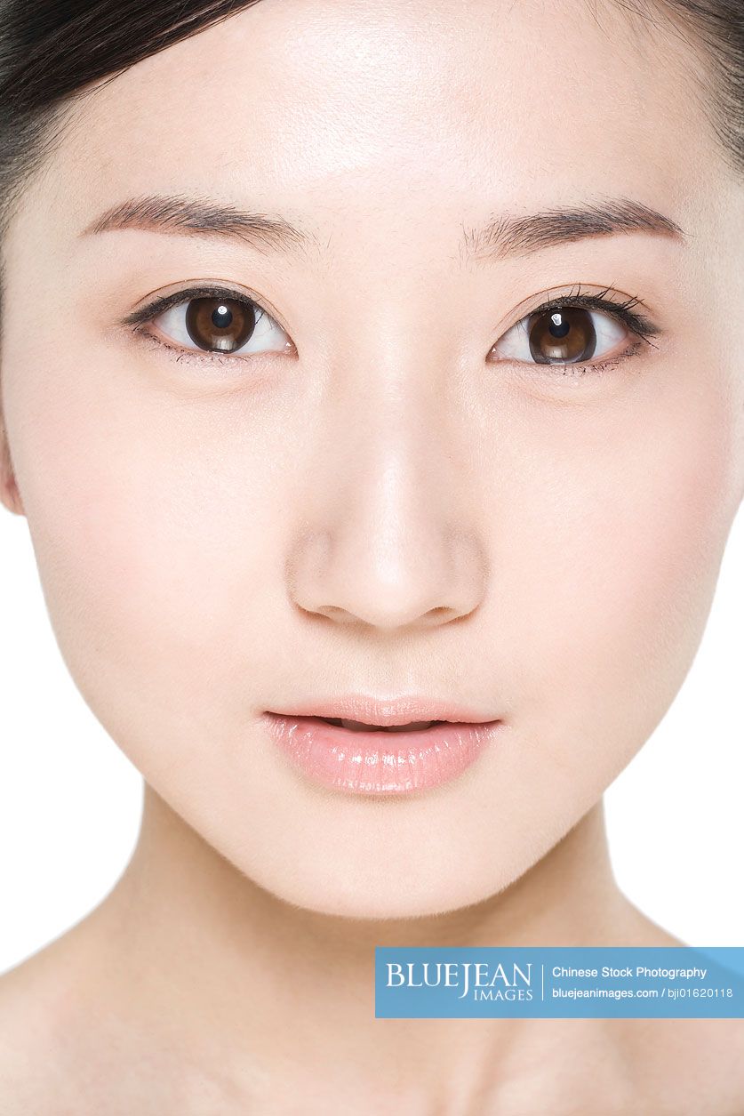 Beauty shot of a young Chinese woman