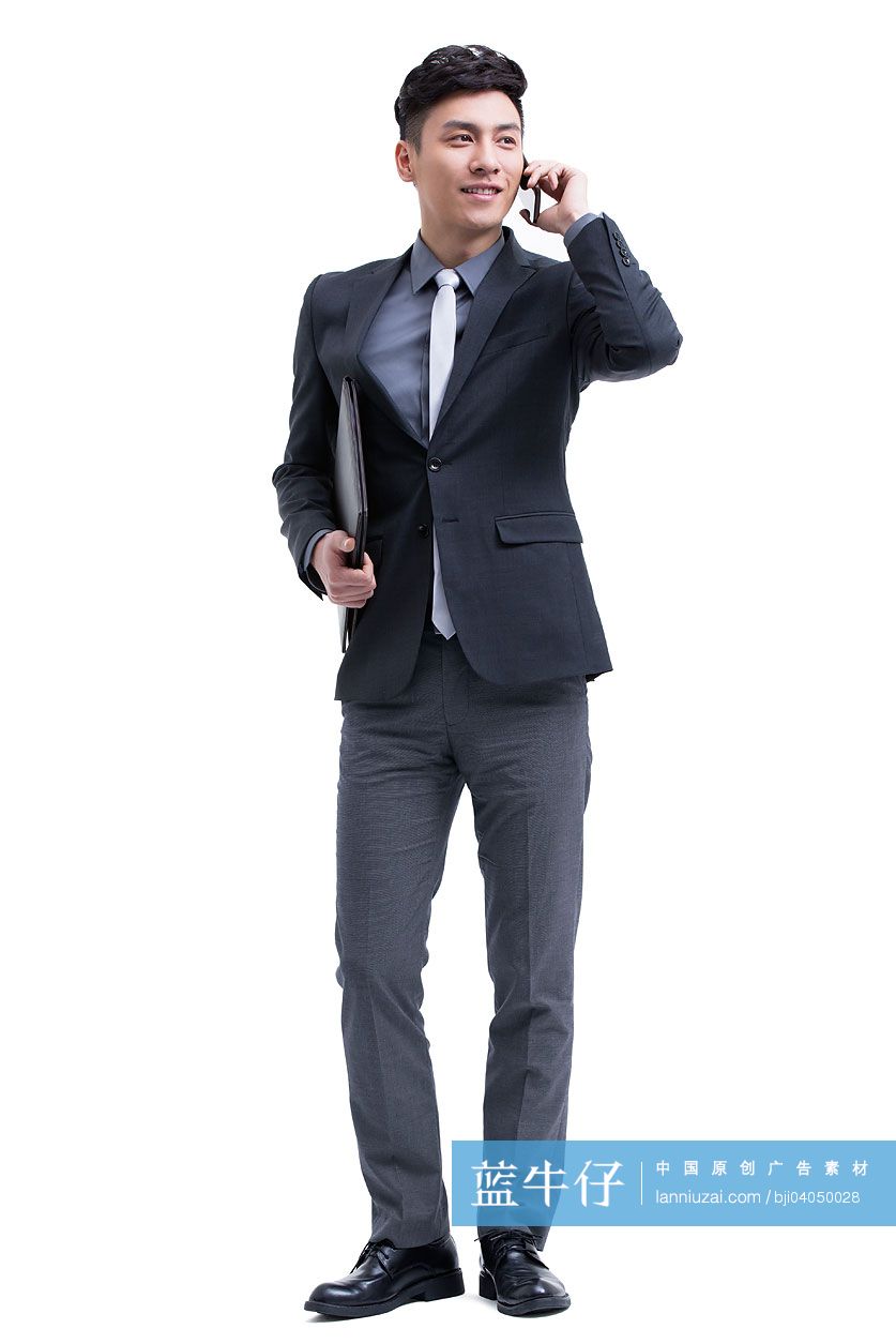 商务男士打电话