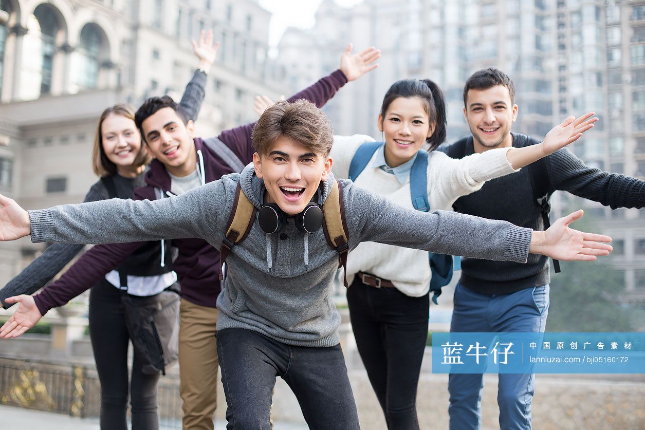 校园里的留学生