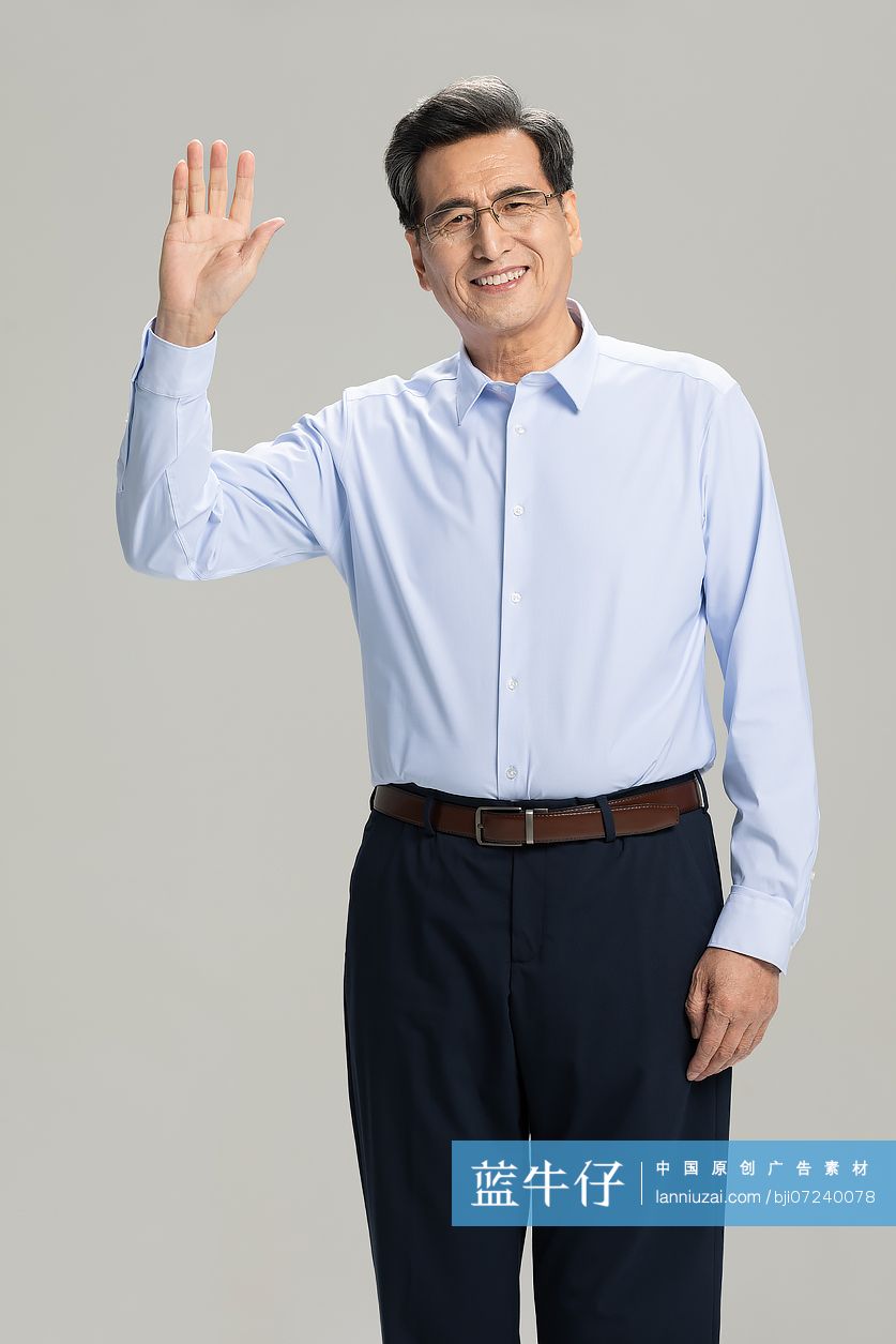 老年企业家肖像