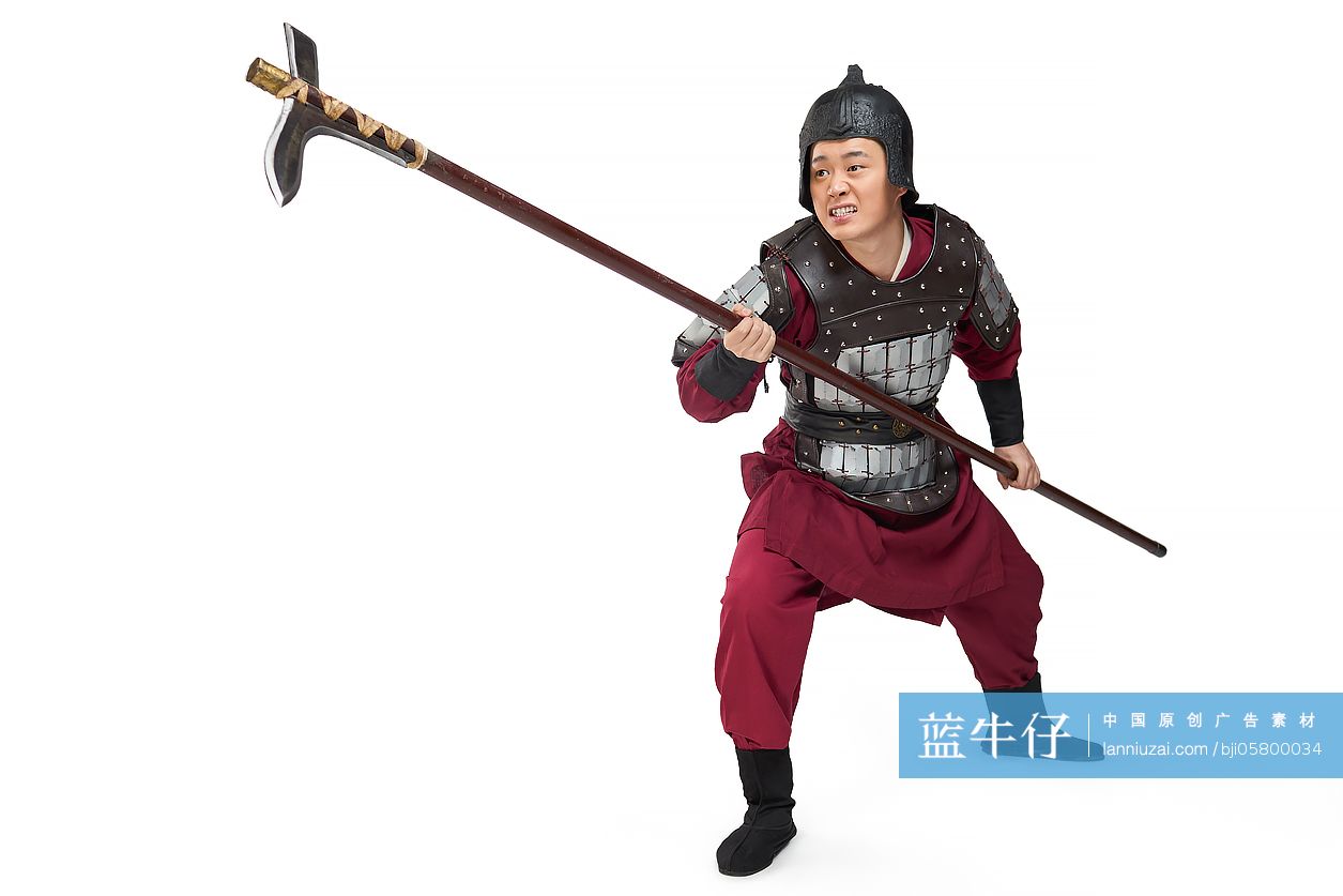 幽默影棚照:铠甲古代士兵