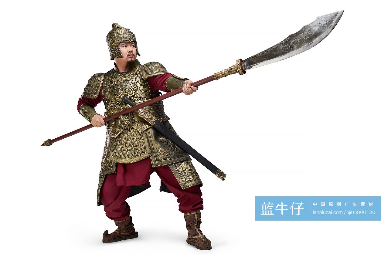 棚拍幽默的铠甲将军