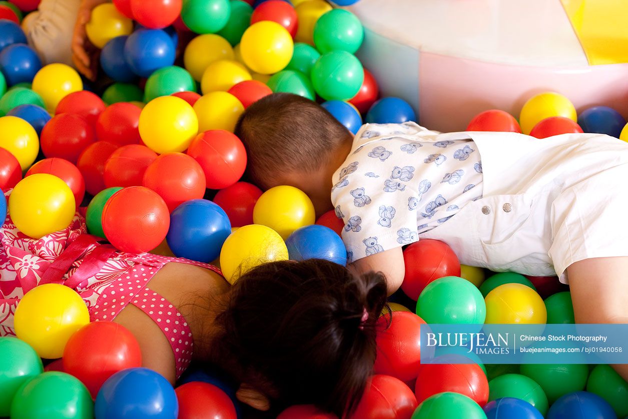 Chinese children playing