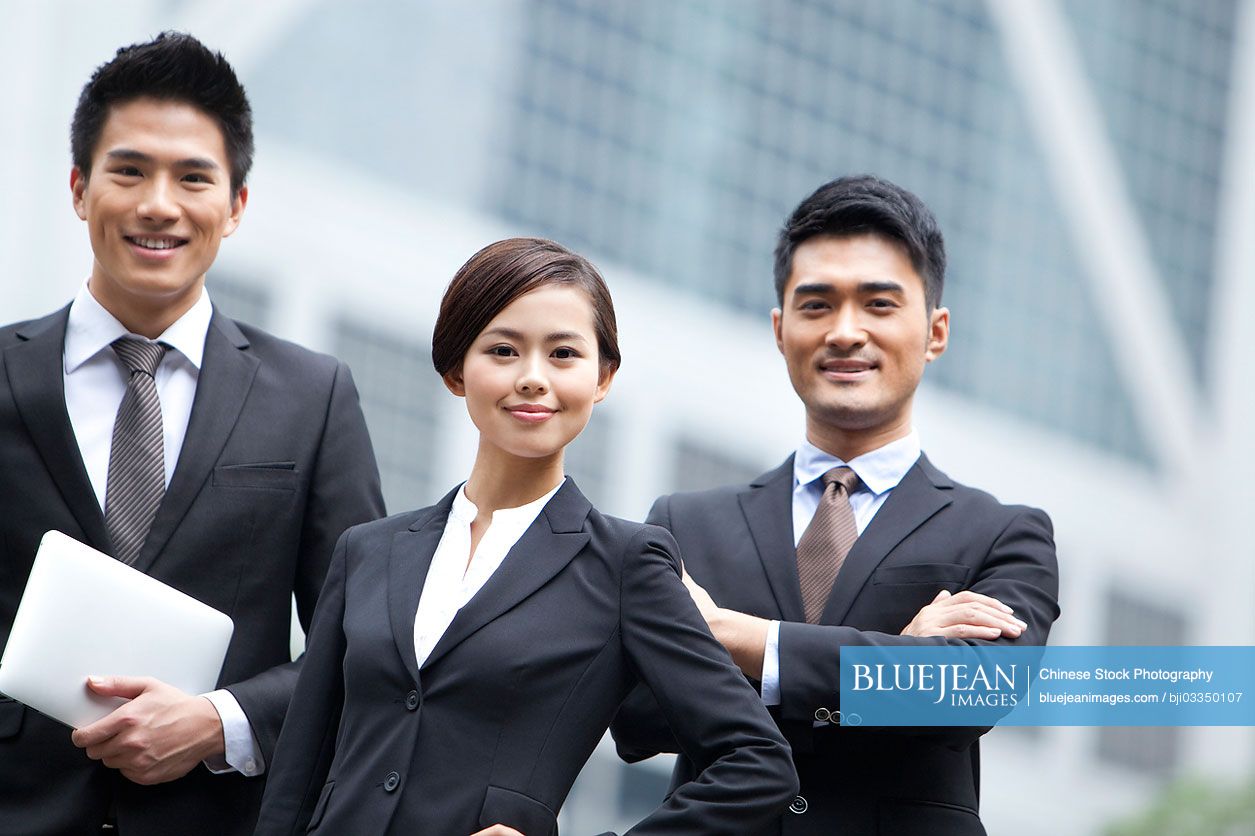 Professional Chinese business team in Hong Kong